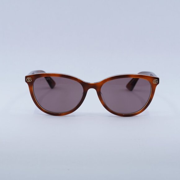 ?️ New Gucci GG1818SK 004 Sunglasses - Havana Frame, Violet Lenses main image 6